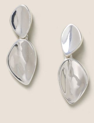 M&S Collection + Silver Tone Drop Earrings