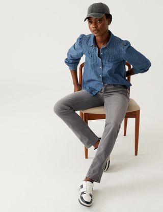 Marks & Spencer + Straight Leg Jeans