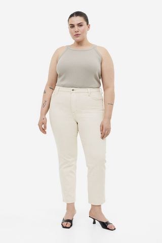 H&M+ + Mom Ultra High Ankle Jeans