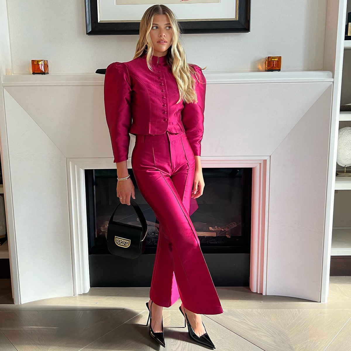 Sophia Pink Two Piece Trouser Suit - Modella Fashion