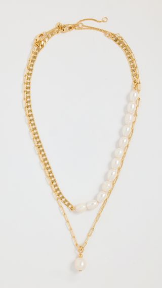 Madewell + Pearl Necklace Whole Set