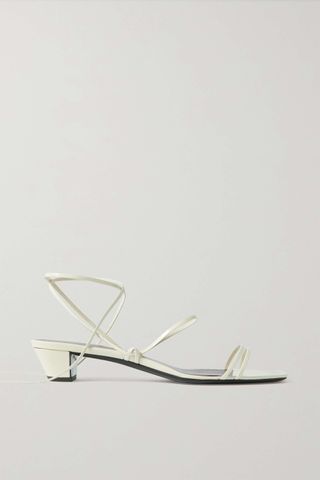 The Row + Graphic Leather Sandals