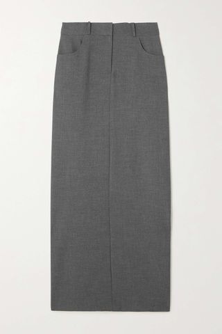 Frankie Shop + Malvo Grain De Poudre Maxi Skirt