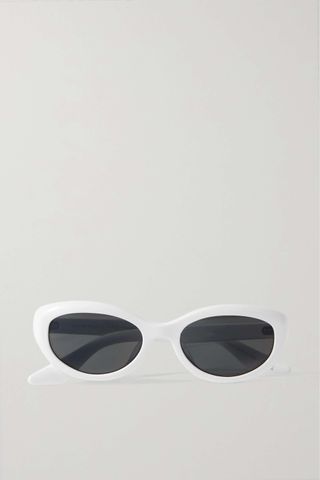 Oliver Peoples + + Khaite 1969 Oval-Frame Acetate Sunglasses