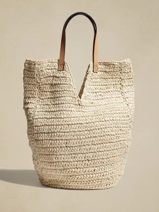 Banana Republic + Straw Tote Bag