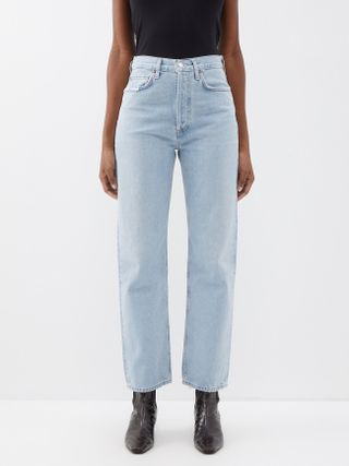 Agolde + 90s Pinch High-Rise Straight-Leg Jeans