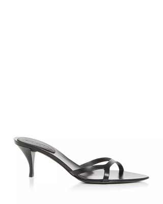 Saint Laurent + Women's Carla High Heel Slide Sandals