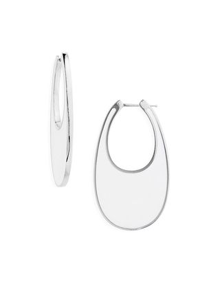 Coperni + Swipe Large Lacquered Enamel Earrings