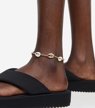 H&M + Metal Shell Anklet