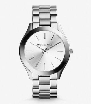 Michael Kors + Slim Runway Silver-Tone Watch