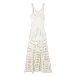 Chloé + Crocheted Silk Maxi Dress