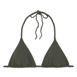 Toteme + Braided Halterneck Recycled Triangle Bikini Top
