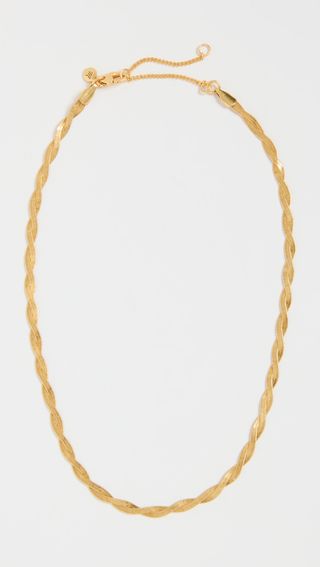 Madewell + Braided Herringbone Necklace