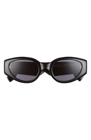 Le Specs + Gymplastics 53mm Cat Eye Sunglasses
