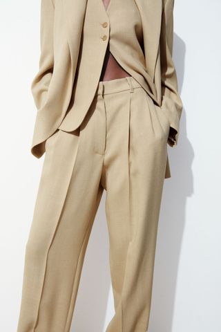 COS + Pleated Tailored Trousers