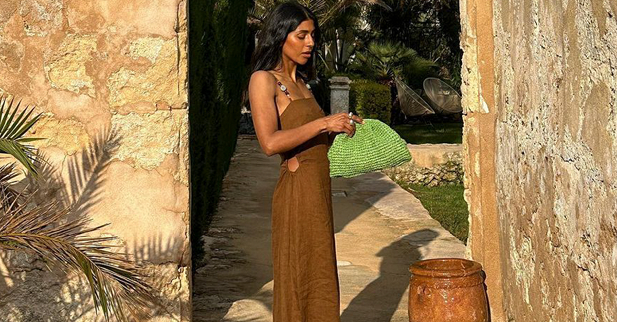 chinese dress ladies Moon Dance Strapless Dress in Mango main image 0
