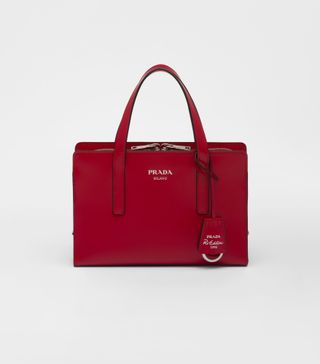 Prada + Prada Re-Edition 1995 Brushed-Leather Mini Handbag