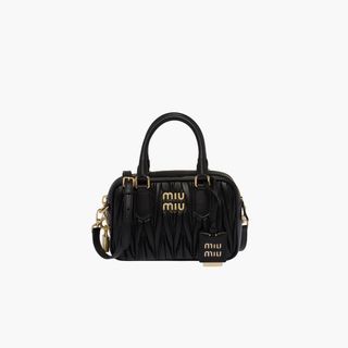 Miu Miu + Matelassé Nappa Leather Top-Handle Bag