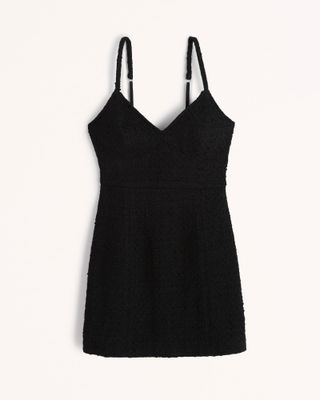 Abercrombie & Fitch + Tweed Corset Mini Dress
