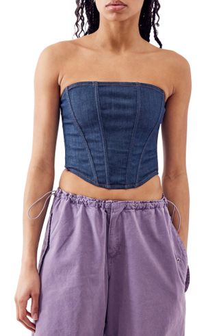 Bdg Urban Outfitters + Denim Corset Top