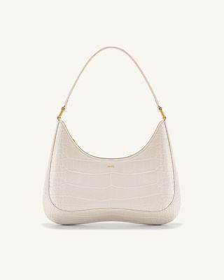 Jw Pei + Ruby Shoulder Bag in White Croc