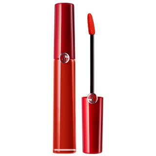 Armani Beauty + Lip Maestro Matte Liquid Lipstick in Burn Red