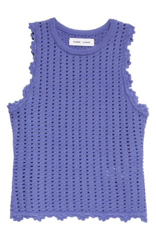 Samsøe Samsøe + Joise Wool Blend Crochet Sweater Vest