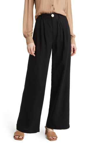 & Other Stories + Pleated High Waist Wide Leg Pants
