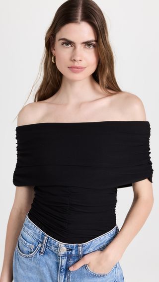 Pixie Market + Riva Off Shoulder Top