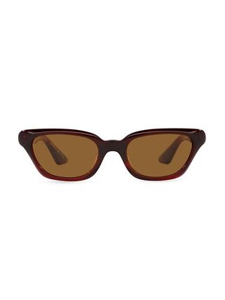 Khaite X Oliver Peoples + 1983C 52mm Geometric Sunglasses