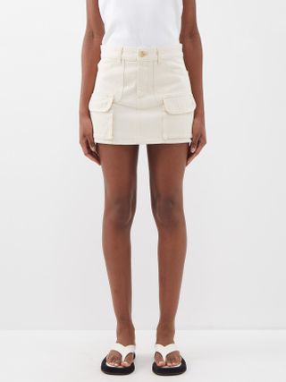 Armarium + Clio Cargo Denim Mini Skirt