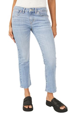 Free People + Liv Crop Flare Jeans