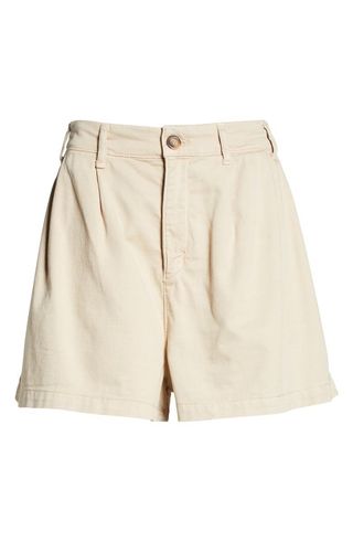 Free People + Billie Front Pleat Chino Shorts