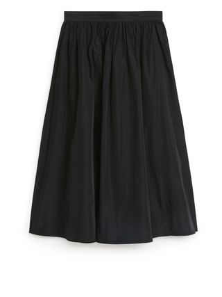 Arket + Tafetta Midi Skirt