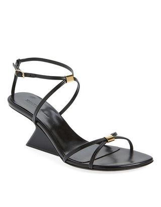 Khaite + The Seneca Wedge Sandal