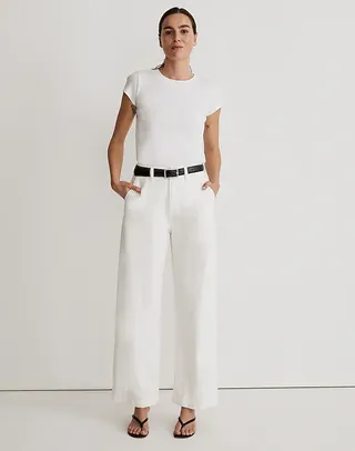 Madewell + The Harlow Wide-Leg Jeans
