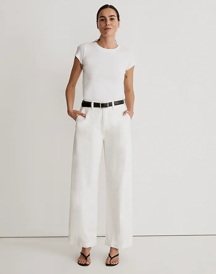 Madewell + The Harlow Wide-Leg Jeans