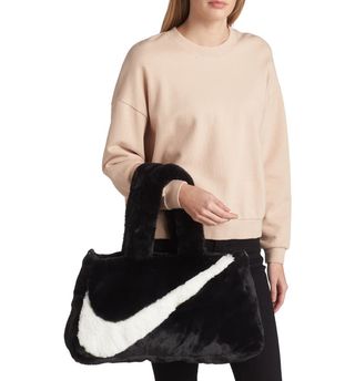 Nike + Faux Fur Crossbody Bag