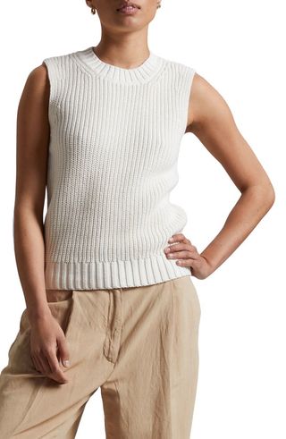 & Other Stories + Sleeveless Cotton Sweater