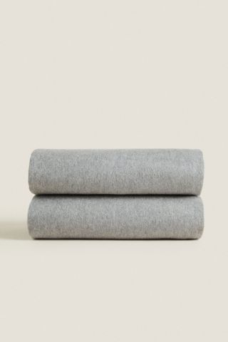 Zara + Cashmere Fringed Blanket