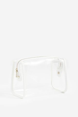 H&M + Transparent Makeup Bag
