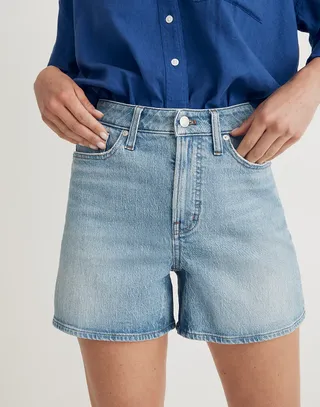 Madewell + Perfect Vintage Mid-Length Jean Short