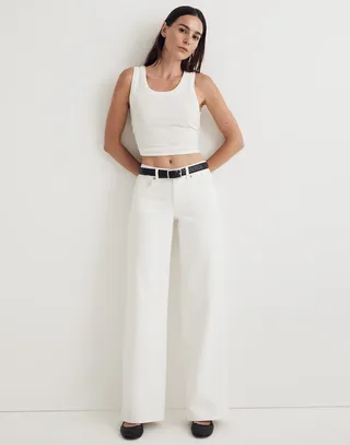 Madewell + Low-Rise Superwide-Leg Jeans