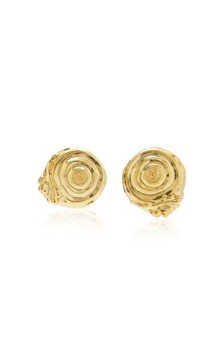 Vasiliki + The Narcissus Whirlpool 24k Gold-Plated 925 Silver Earrings