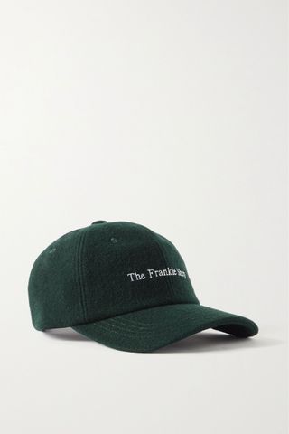 The Frankie Shop + Embroidered Wool-Blend Baseball Cap