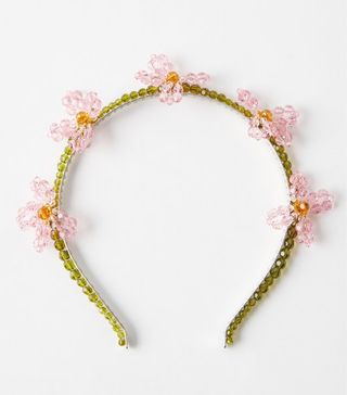 Simone Rocha + Beaded Floral Headband