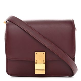 Celine + Box Calfskin Small Classic Box Flap Bag