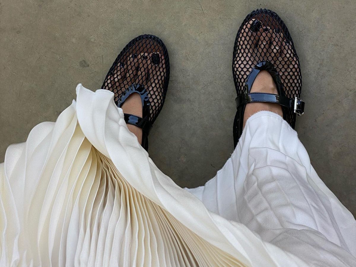 Vintage Sport Leather & Mesh Flat main image 0