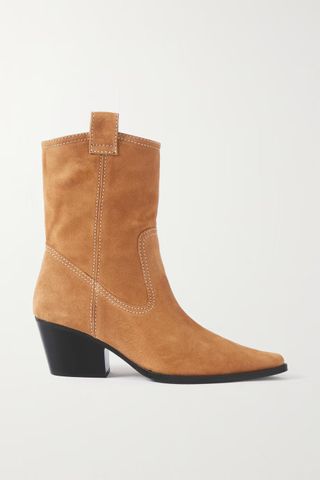 Staud + June Suede Ankle Boots