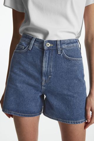 COS + Relaxed-Fit Denim Shorts